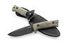 LionSteel Tactical Green Canvas / Satin Blade knife (T5B CVG)