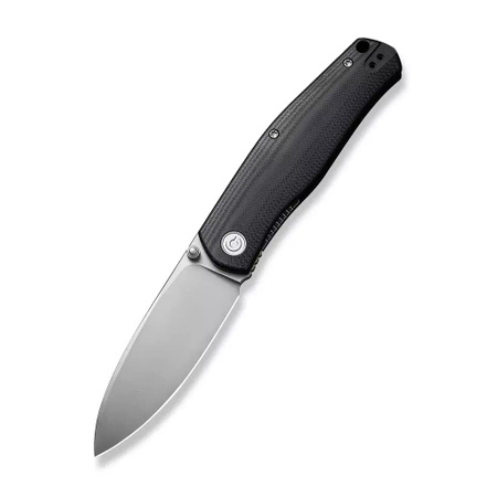 Civivi Sokoke Black G10, Silver Bead Blasted 14C28N knife by Ray Laconico (C22007-1)