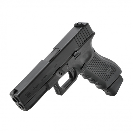 Glock - Glock 17 gen 4 replica ASG pistol. 6mm enlarged magazine
