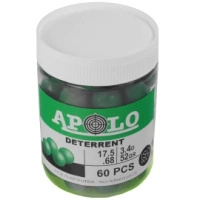 Apolo - Deterrent Poly Heavy polymer bullets .68 cal, 3.40 g, 60 pcs.