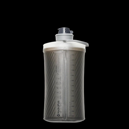 Hydrapak Flux Bottle 1.5L Folding Bottle Mammoth Grey