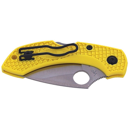 Spyderco DragonFly 2 Salt FRN Yellow Plain Folding Knife (C28PYL2)
