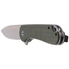 CIVIVI Elementum Flipper Knife Dark Green Micarta, Satin Finish (C907T)