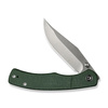 Civivi Clingman Green Canvas Micarta Folding Knife, Black Stonewashed Nitro-V by Taylor Martin Best Damn EDC (C23065-4)