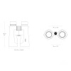 Hawke Vantage 10x50 green binoculars