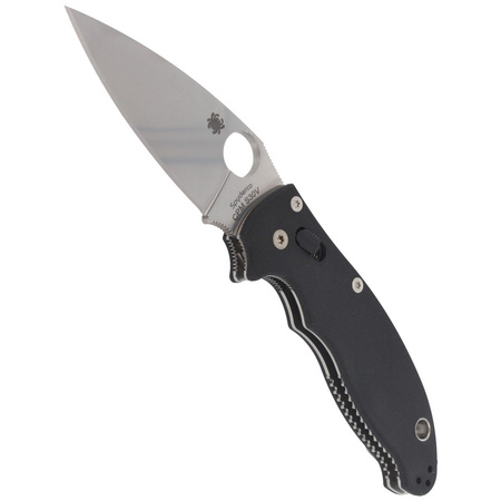 Spyderco Manix 2 G-10 Black Plain Folding Knife - C101GP2