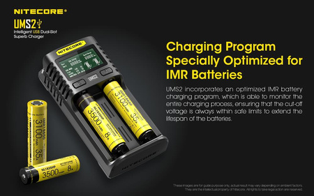 Battery charger - Nitecore UMS2