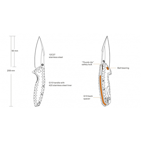 Ruike P843-B knife