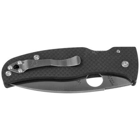Spyderco Bodacious Sprint Run Carbon Fiber, Satin CPM S90V Folding Knife by Sal Glesser (C263CFP90V)