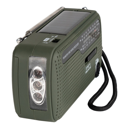 Fosco - Solar emergency crank survival radio SW1/SW2/FM/AM