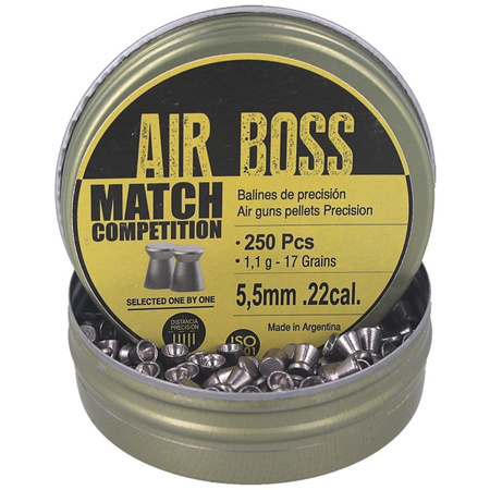Apolo - Air Boss Match Competition 5.5 mm shotgun shell, 250 rounds. 1.10g/17.0gr (30302)