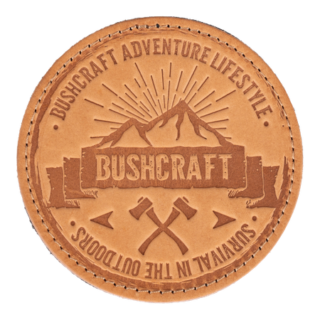 Fosco Industries - Bushcraft leather patch with Velcro