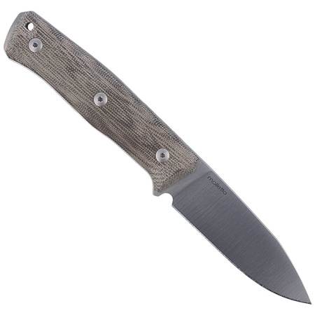 LionSteel Bushcraft Green Canvas / Satin Blade knife (B35 CVG)