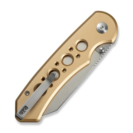 Civivi Pragma Prime Champagne Aluminum Folding Knife, Satin 14C28N (C24067-3)