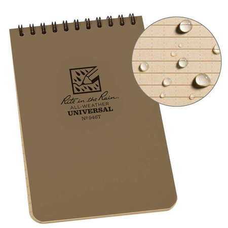 Rite in the Rain - Waterproof Notes - 4x6 - 946T - Tan