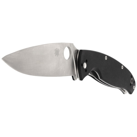 Spyderco Resilience G-10 Black Plain Folding Knife - C142GP