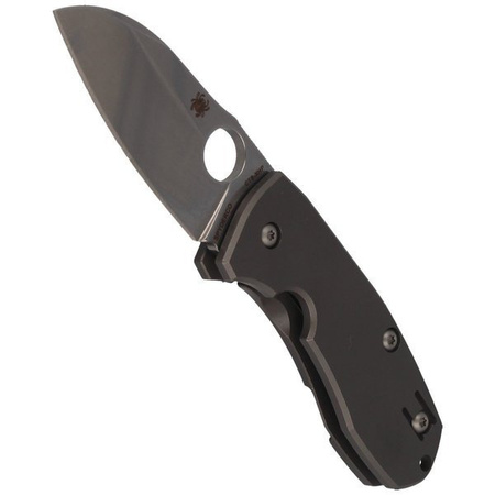 Spyderco Techno 2 Titanium Plain Folding Knife (C158TIP2)