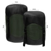 Alpinus - Ultralight Pro 1000 sleeping bag for left-handed people - green