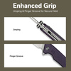 Civivi Merit Knife Purple Canvas Micarta, Satin 14C28N (C24012-3)