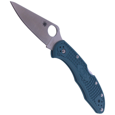 Spyderco Delica 4 FRN K390 Plain Folding Knife (C11FPK390)