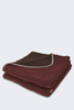Sheep's Wool Blanket 150x200cm Petromax Dark Red