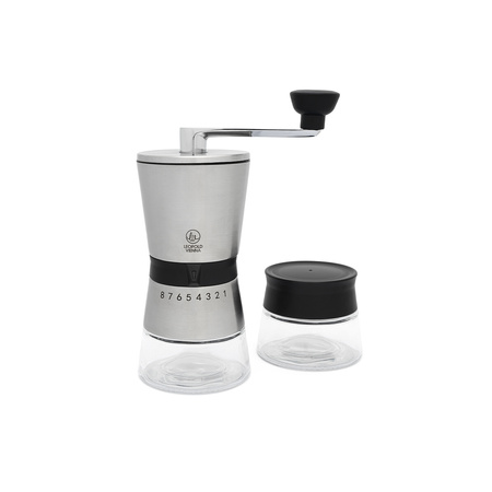 Leopold Vienna - Bologna hand coffee grinder - set - silver