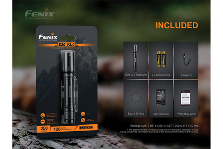 Fenix E20 V Flashlight2.0