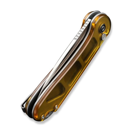 Civivi Button Lock Elementum II Folding Knife Polished Ultem, Satin Nitro-V (C18062P-7)