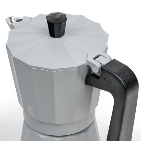 Leopold Vienna - Moshi 6 cups Italian coffee machine - grey