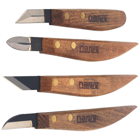 Carving knife set - Narex Profi 4 pcs (869100)