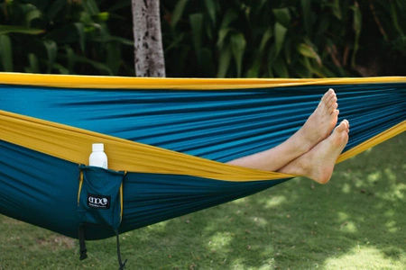 ENO DoubleNest hiking hammock - Marine/Gold