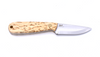 Brisa Necker 70 knife - Karelian birch - leather scabbard