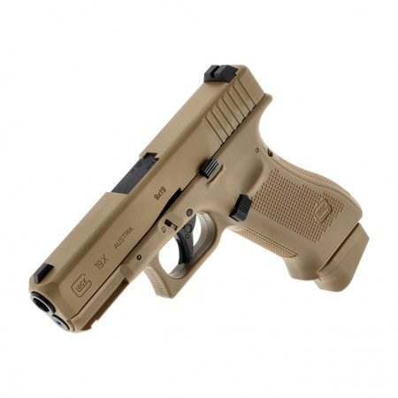 Glock - Replica ASG pistol Glock 19X 6 mm coyote CO2