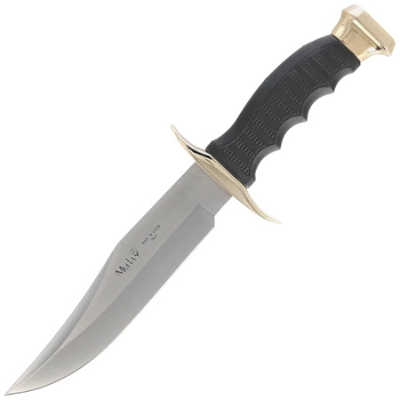 Muela knife 95-180 Black Rubber, Satin 420