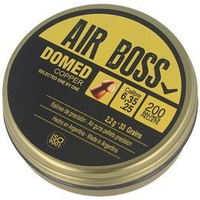 Apolo Air Boss Domed Copper AirGun Pellets .25/6.35 mm, 200 pcs 2.20g/33.0gr (30200)
