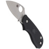 Spyderco Squeak Lightweight Black Plain Folding Knife - C154PBK