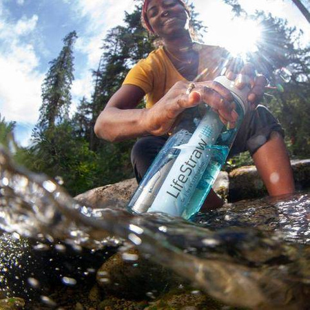 LifeStraw Go 0.65L 2-stage filtration water bottle - Dark Teal