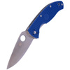 Spyderco Tenacious FRN Blue CPM S35VN Plain Folding Knife (C122PBL)