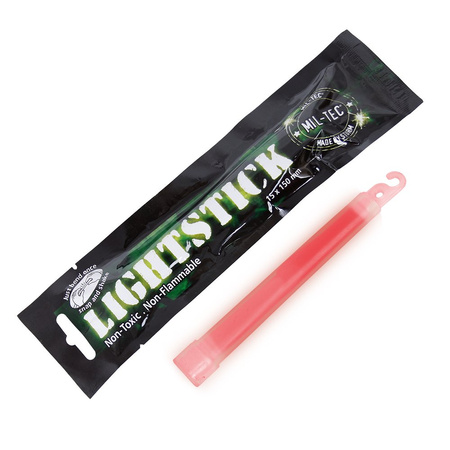 Mil-Tec Chemical Lightstick Light - 1.5 x 15 cm - Red