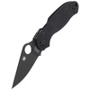 Spyderco Para 3 G-10 Black / Black Blade Plain Folding Knife - C223GPBK