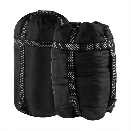 Alpinus - Warm 1500 right-handed sleeping bag - black