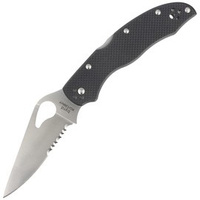 Spyderco Byrd Harrier 2 G-10 Black Folding Knife (BY01GPS2)