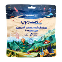 Lyommy - Freeze-dried food Chicken curry with a hint of coconut and pineapple 500 g