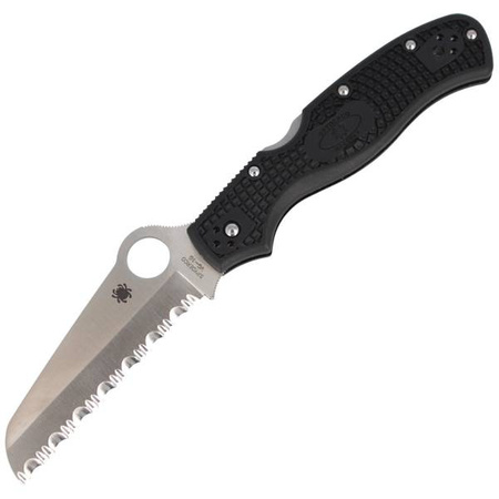 Spyderco Rescue 3 Lightweight Black Spyder Knife - C14SBK3