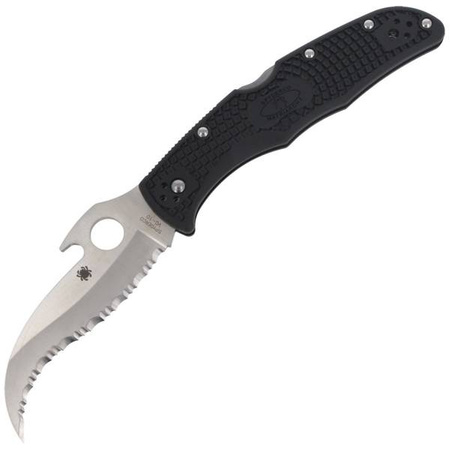 Spyderco Matriarch 2 FRN Black Emerson Opener Spyder Folding Knife (C12SBK2W)