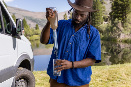 LifeStraw Peak Series Personal Water Filter - Mountain Blue