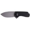 CIVIVI Elementum Flipper Knife Black Ebony Wood, Satin Finish (C907D)