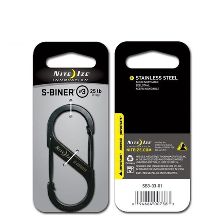 Nite Ize Carabiner - S-Biner #3 - Black