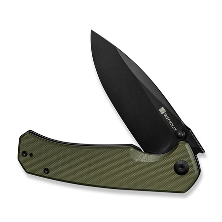 Sencut Skarnax OD Green G10, Black 9Cr18MoV folding knife (S24025-2)