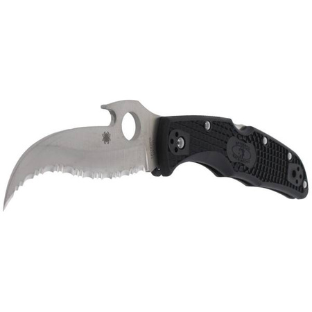 Spyderco Matriarch 2 FRN Black Emerson Opener Spyder Folding Knife (C12SBK2W)